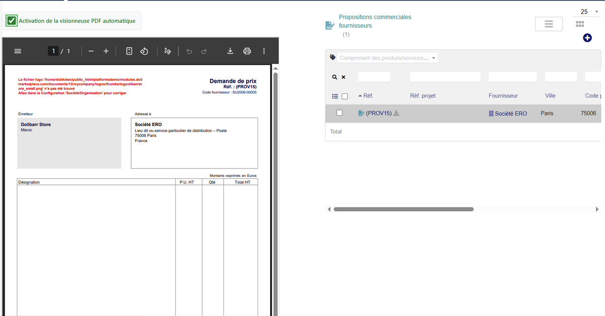 PDF Viewer Pro | Dolibarr MarketPlace