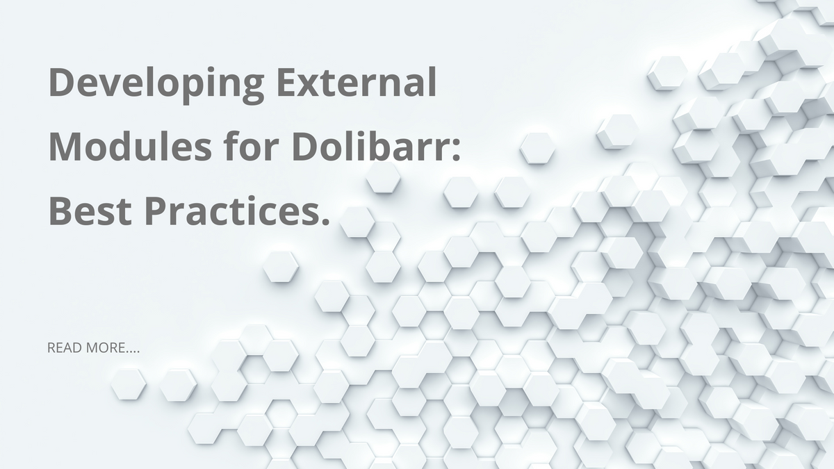 Developing External Modules for Dolibarr: Best Practices | Dolibarr ...