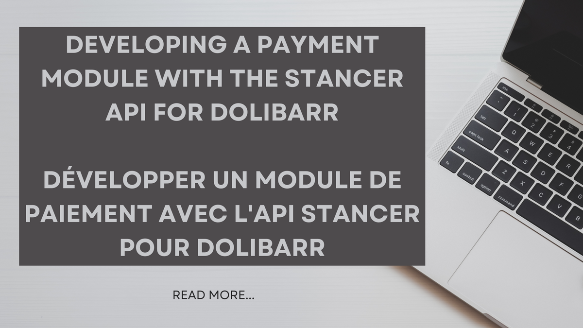 Stancer Développement d'un module de paiement avec l'API Stancer pour Dolibarr ...