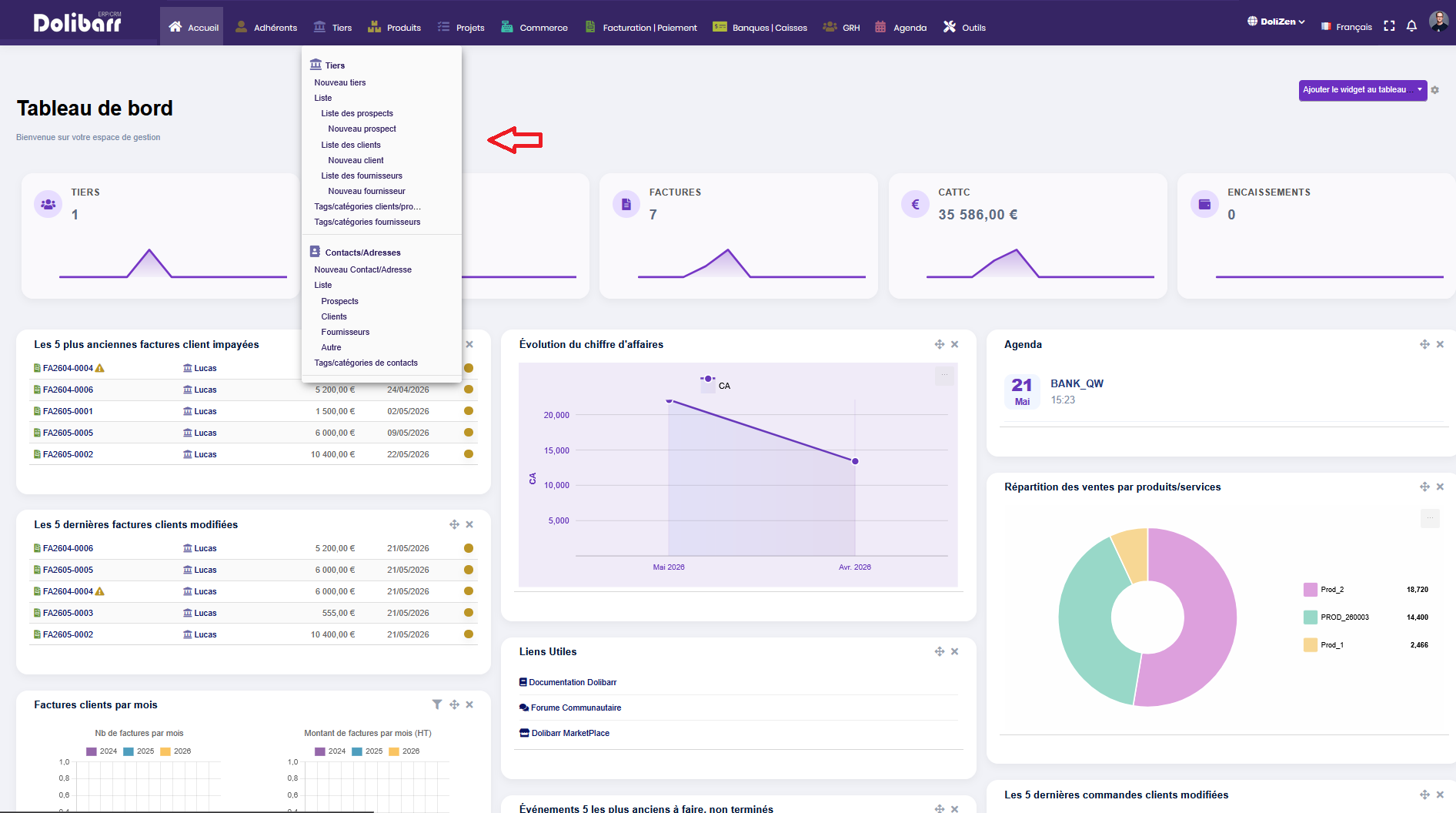 DoliZen – The Elegant and Minimalist Purple Theme for Dolibarr ERP ...