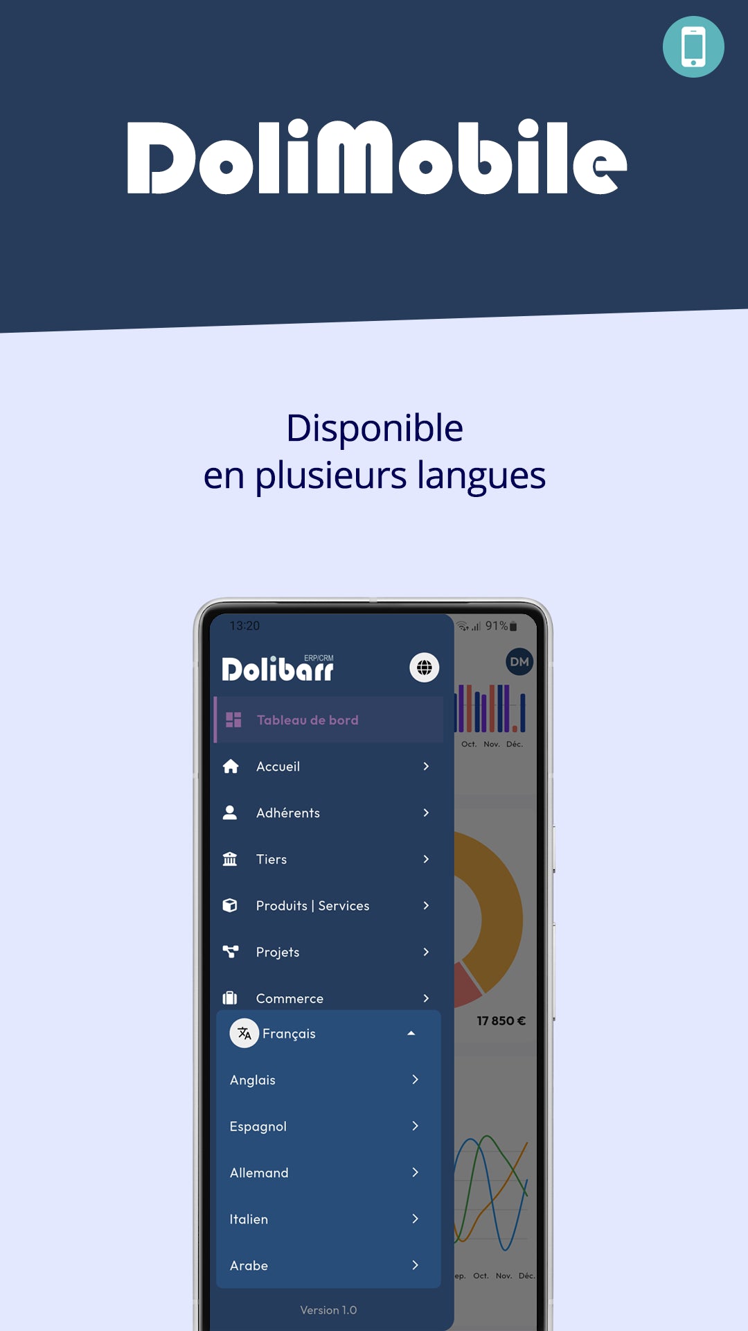 DoliMobile - Mobile Application for Dolibarr ERP/CRM