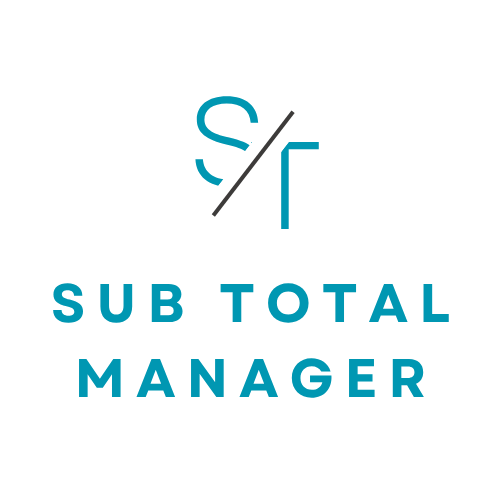 Sub Total Manager