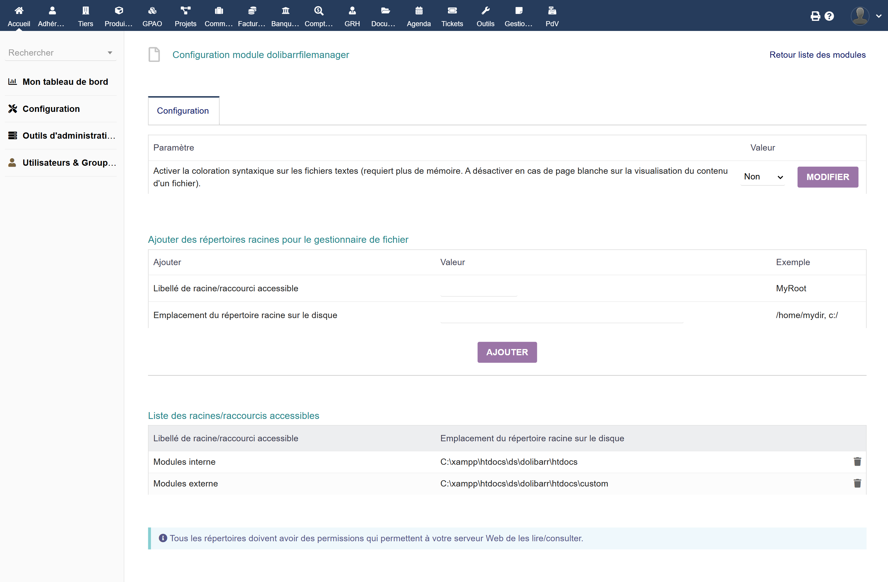 Dolibarr File Manager