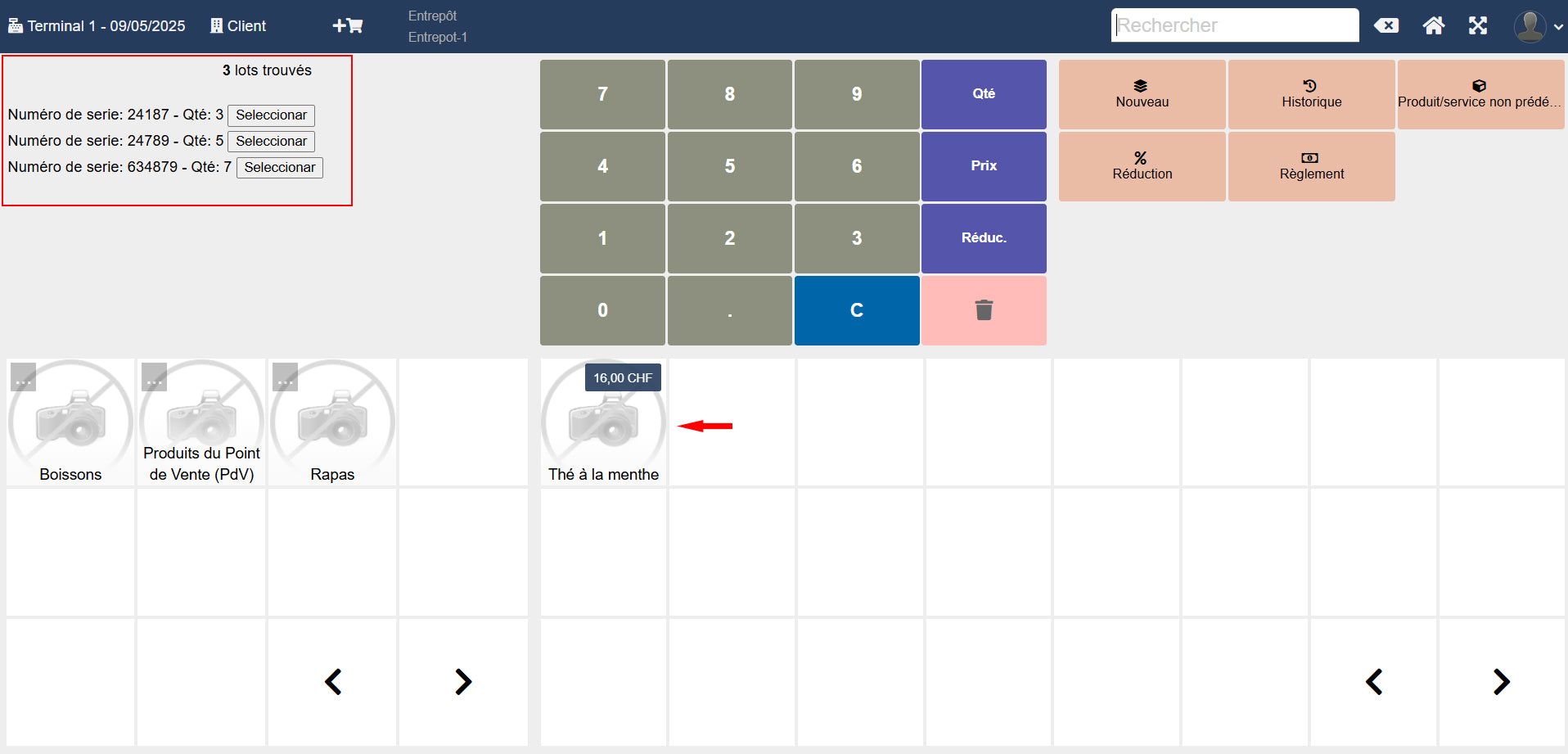 TakePOS Batch & Serial - Dolibarr MarketPlace