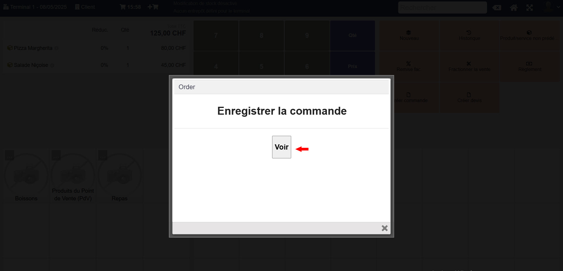 TakePOS Order & Quote - Dolibarr MarketPlace
