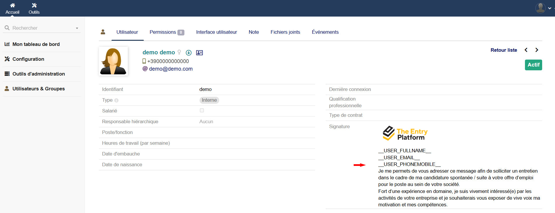 Email Signature Manager - Dolibarr MarketPlace
