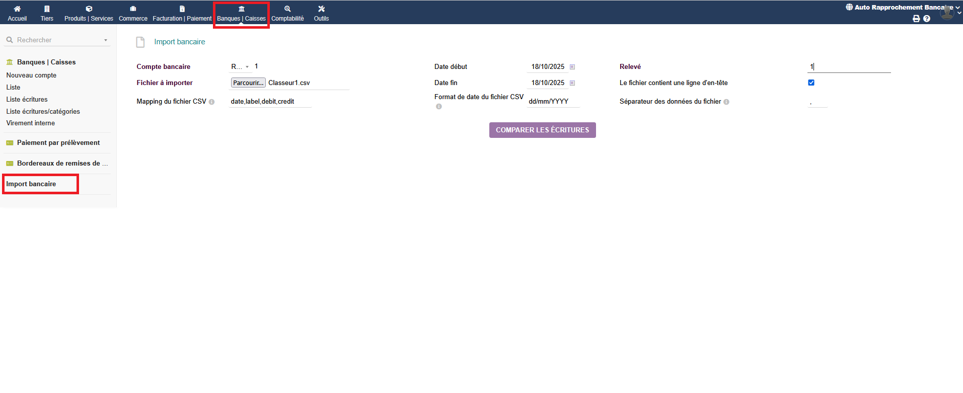 Auto Bank Reconciliation