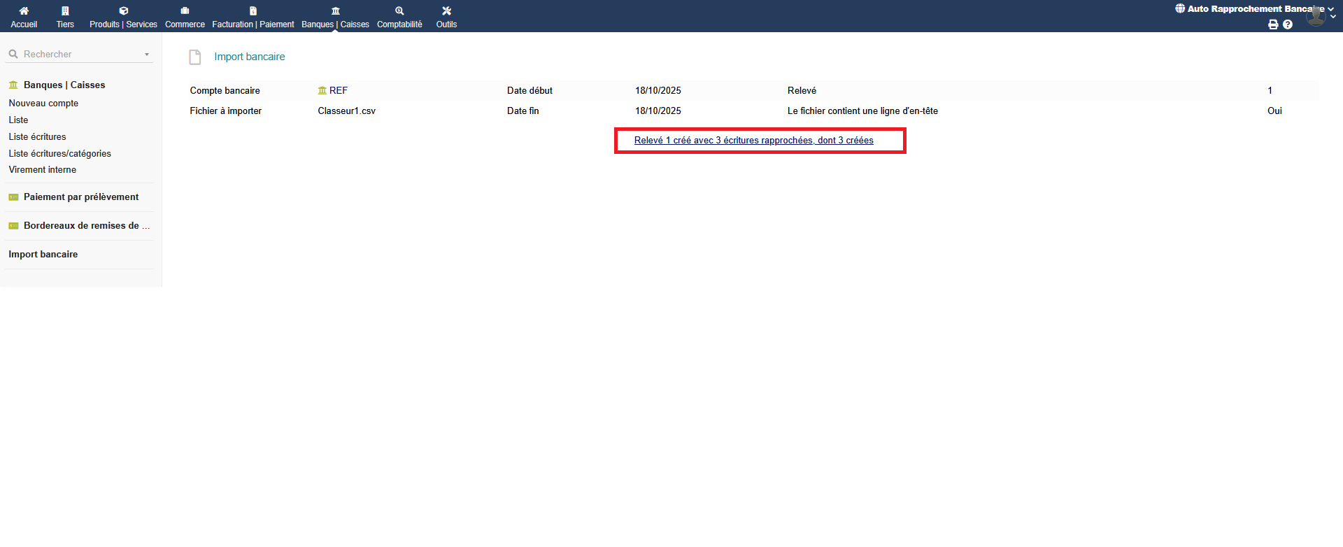 Auto Bank Reconciliation