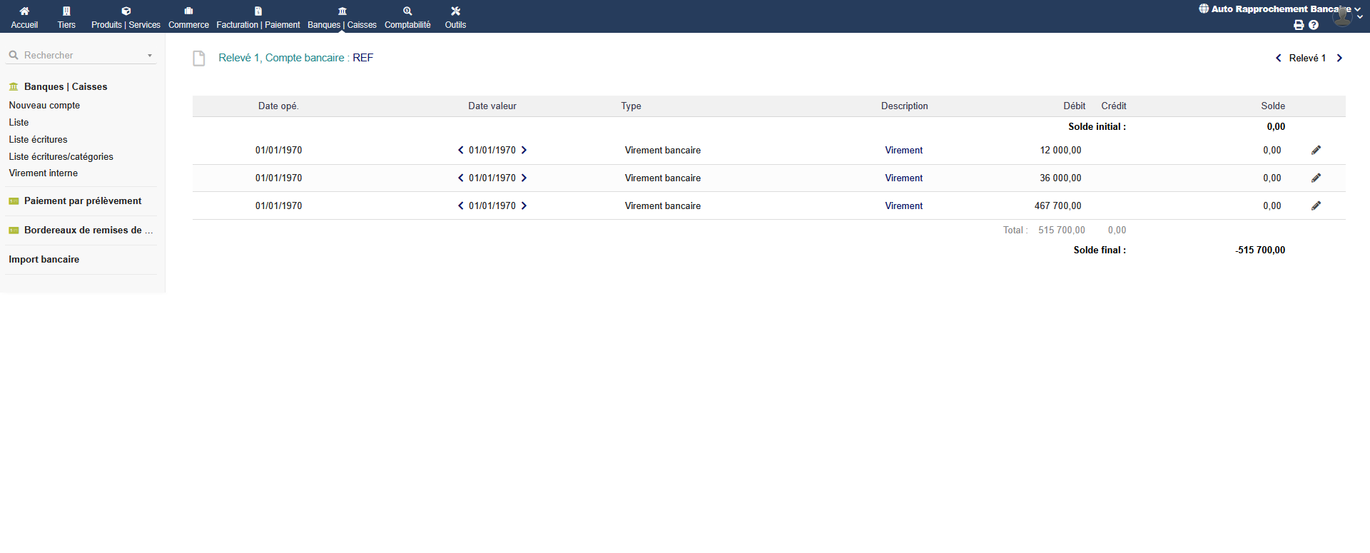 Auto Bank Reconciliation