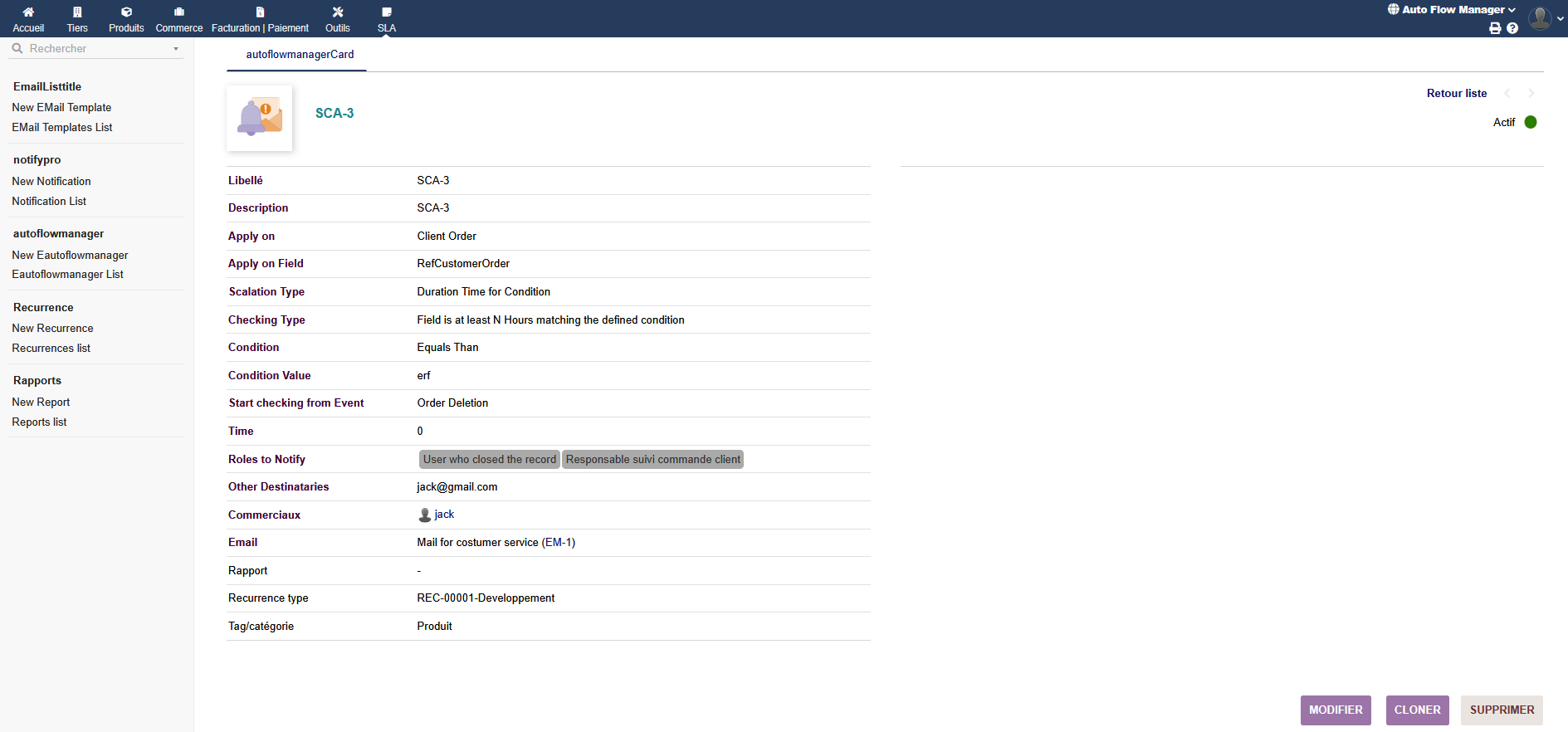 Auto Flow Manager