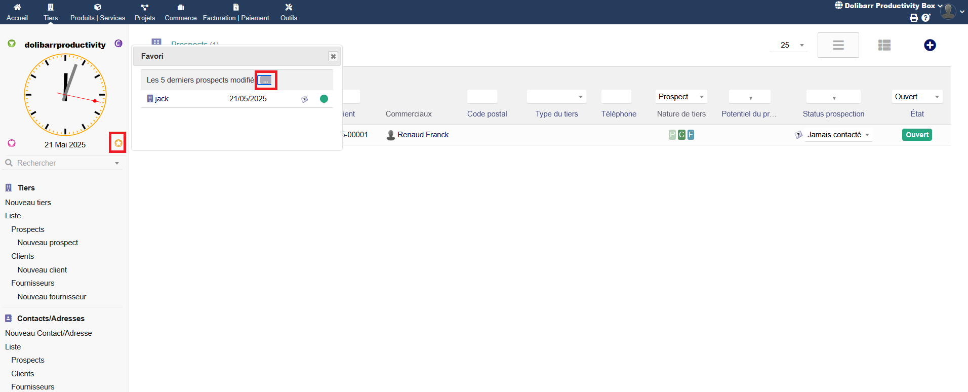 Dolibarr Productivity Box