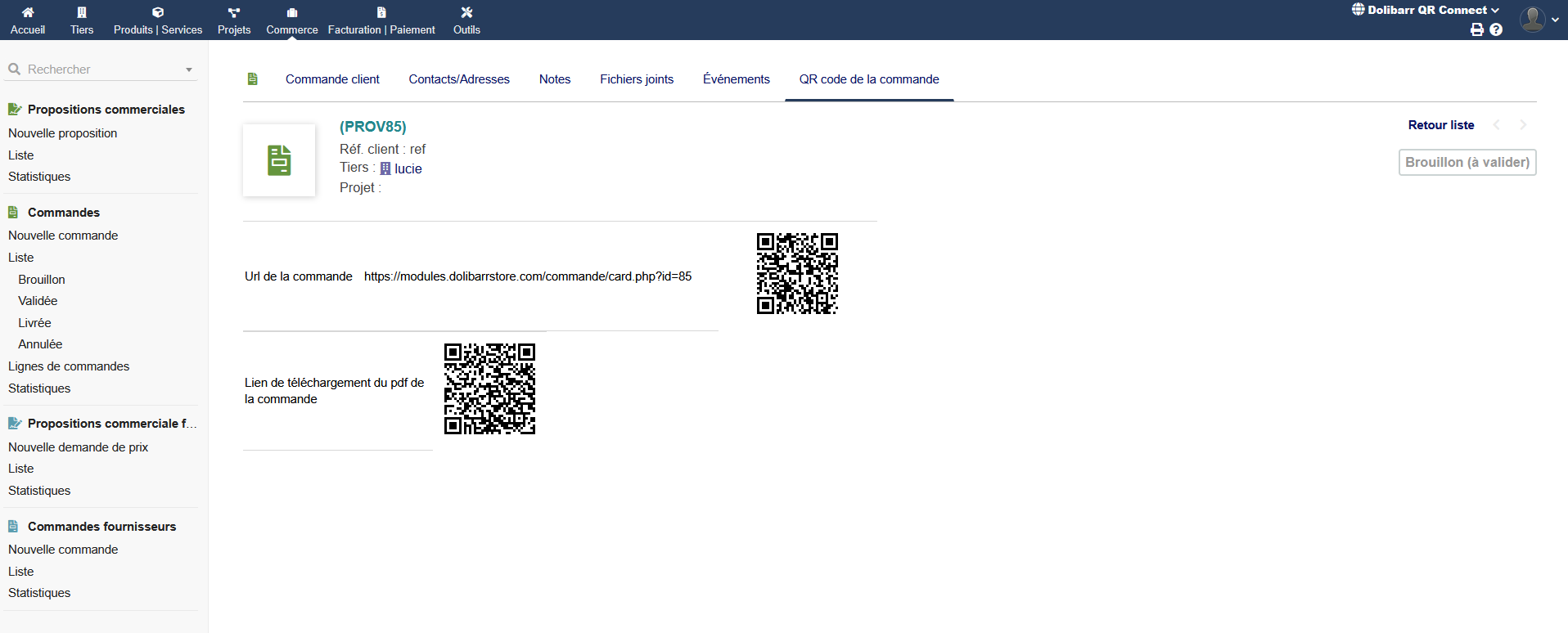 Dolibarr QR Connect