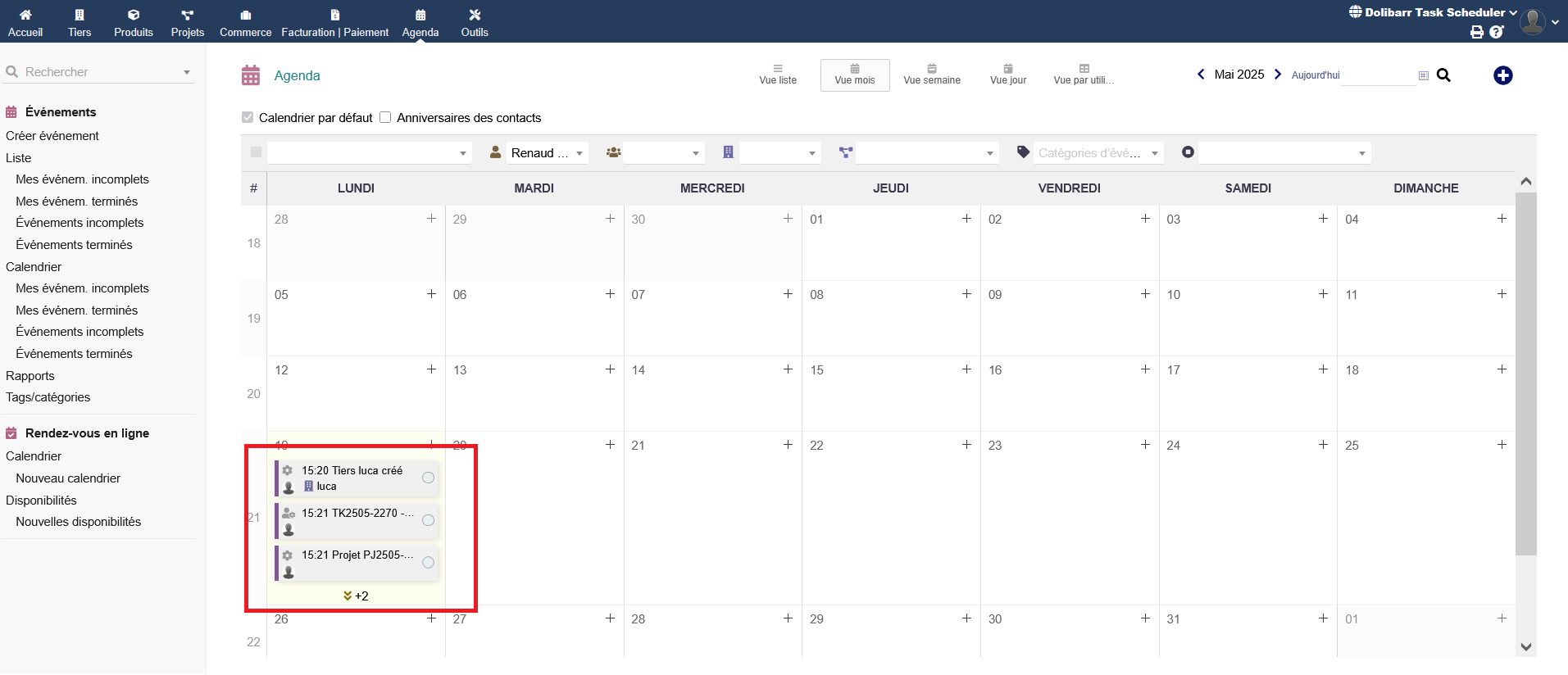 Dolibarr Task Scheduler