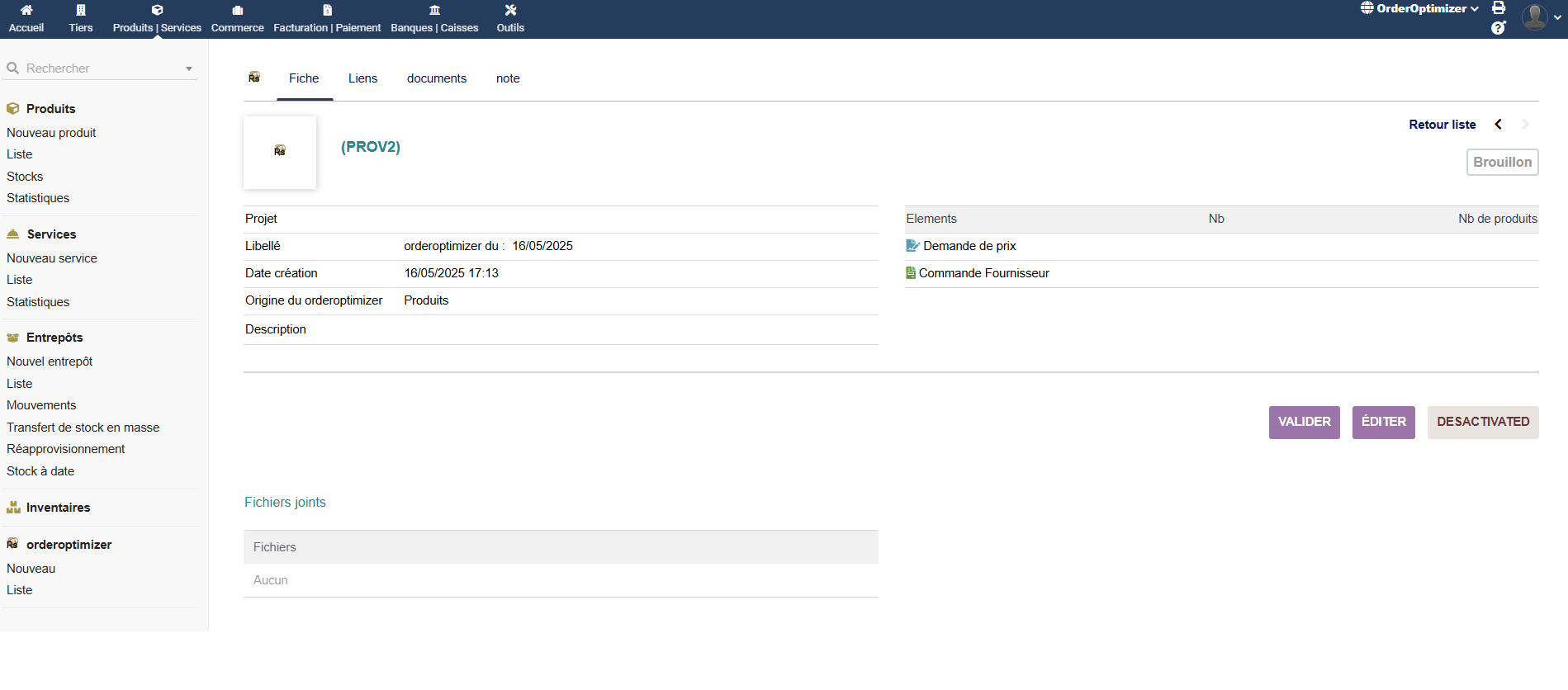 Order Optimizer