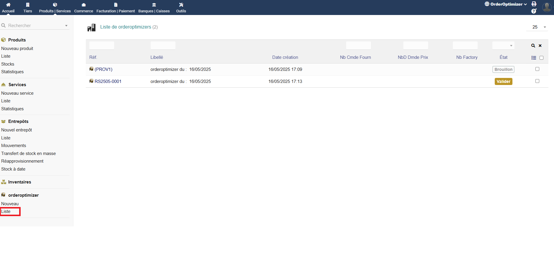 Order Optimizer