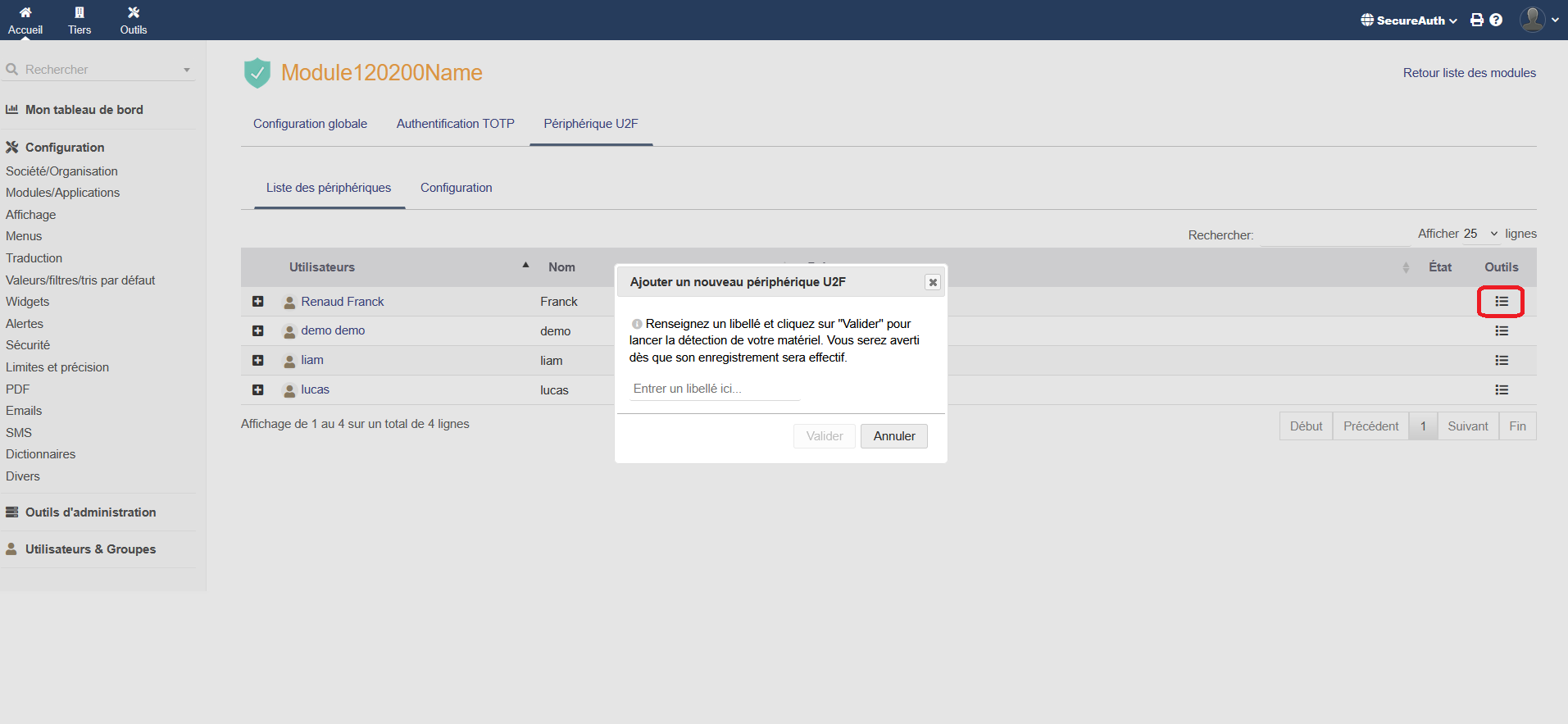 Secure Auth - Dolibarr MarketPlace