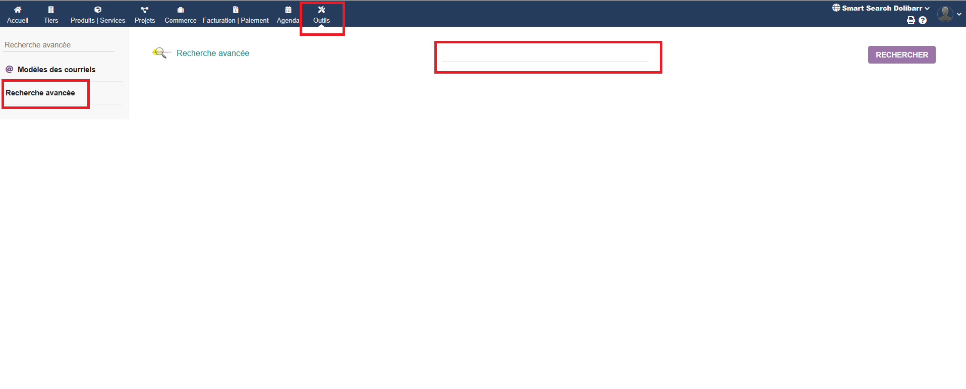 Smart Search Dolibarr