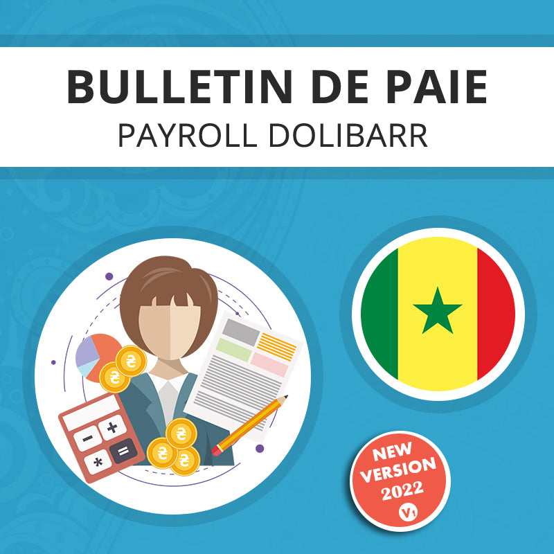 Senegal model pay slip Dolibarr - Doli MarketPlace