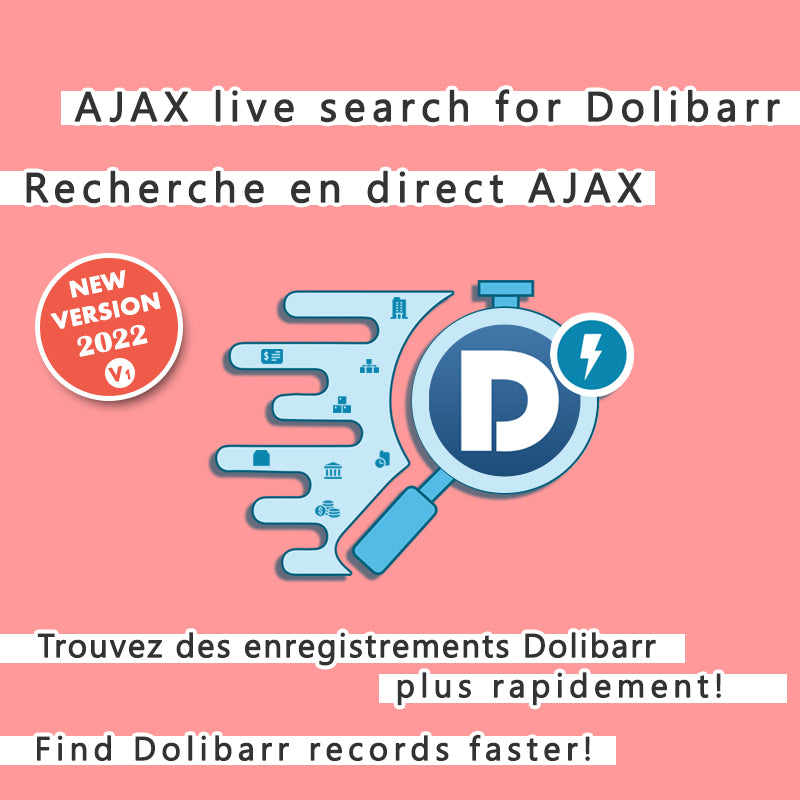 AJAX live search for Dolibarr - Doli MarketPlace