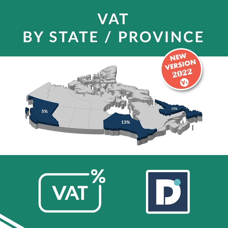 VAT By State / Province - Doli MarketPlace